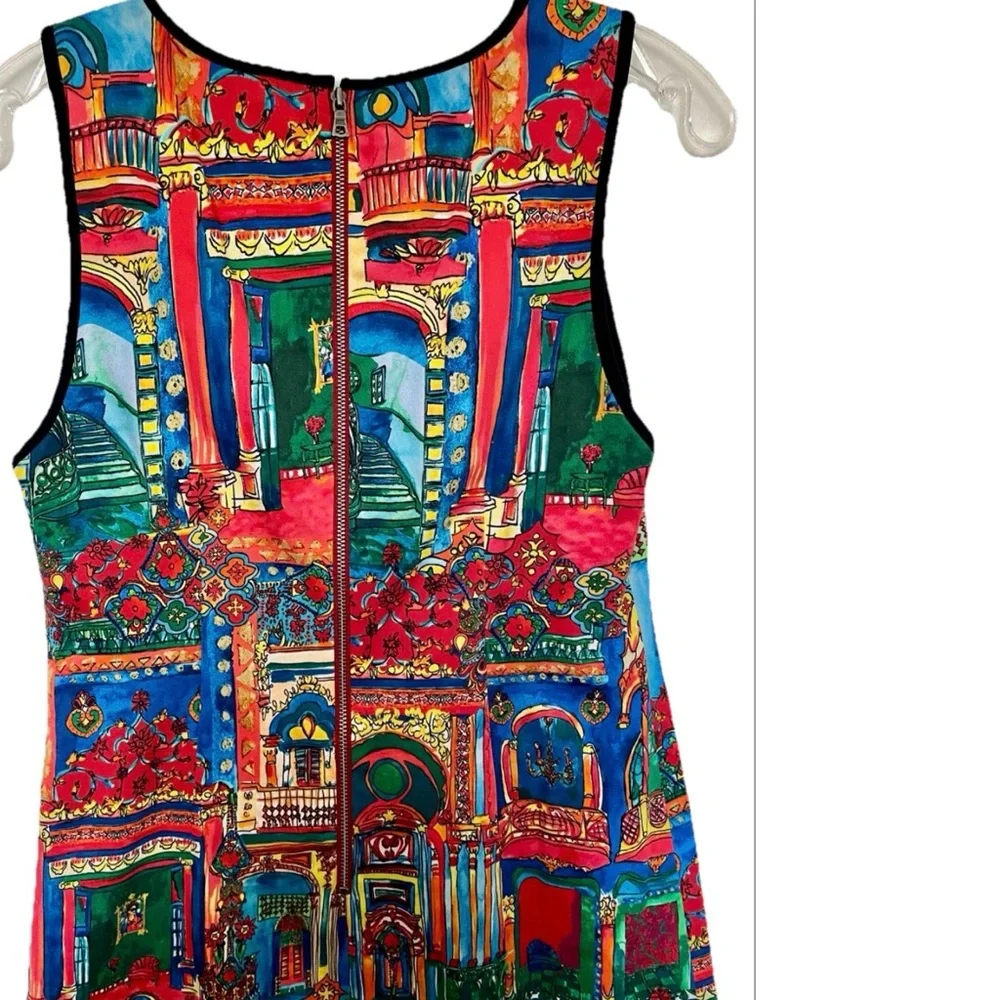 ALICE + OLIVIA Havana Town TISHA A-Line Shift DRESS Size 2